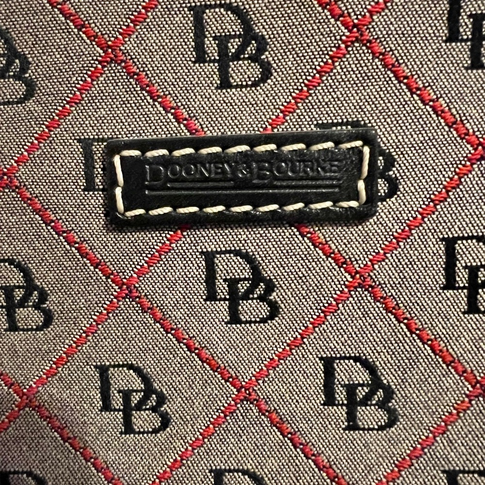 Dooney & Bourke Black and Red Tote.
Medium Size. - Picture 3 of 13